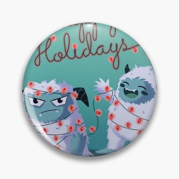 Item preview, Happy Holidays Yeti designed and sold by Leilov.