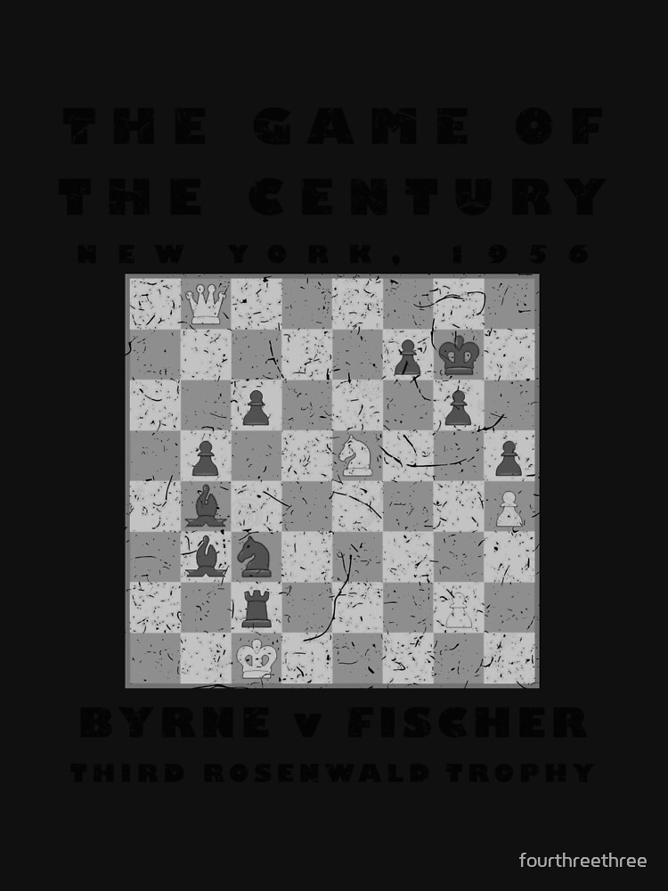 Chess 'Game of the Century' - Byrne v Fischer 1956 Art Print for Sale by  fourthreethree