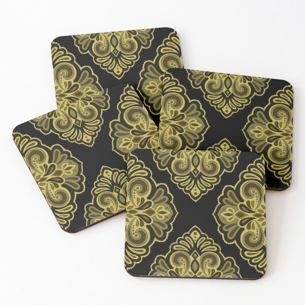 Item preview, Seamless Paisley Repeat Pattern - Yellow designed and sold by SemDesigns1.