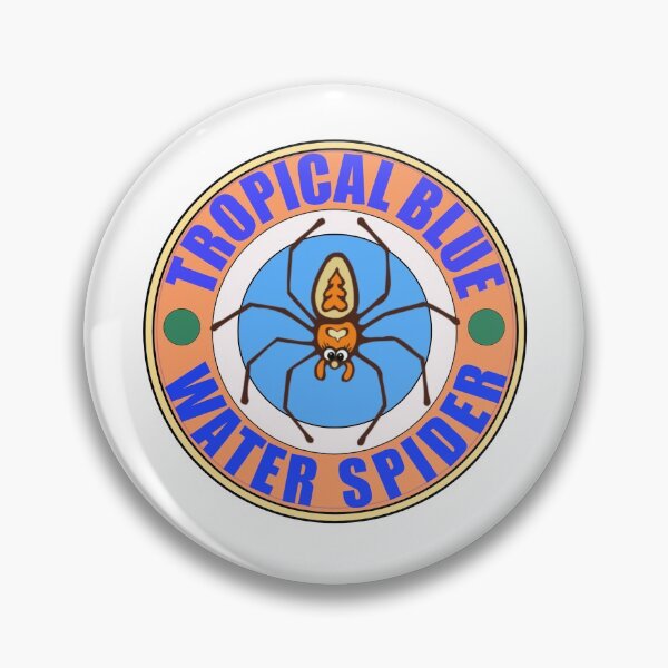 Item preview, Tropical Blue Water Spider designed and sold by uta917.