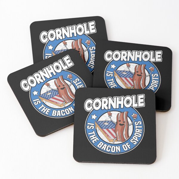 Item preview, Cornhole Is The Bacon Of Sports Corn Hole Logo Bean Bag Toss designed and sold by Stronzi.