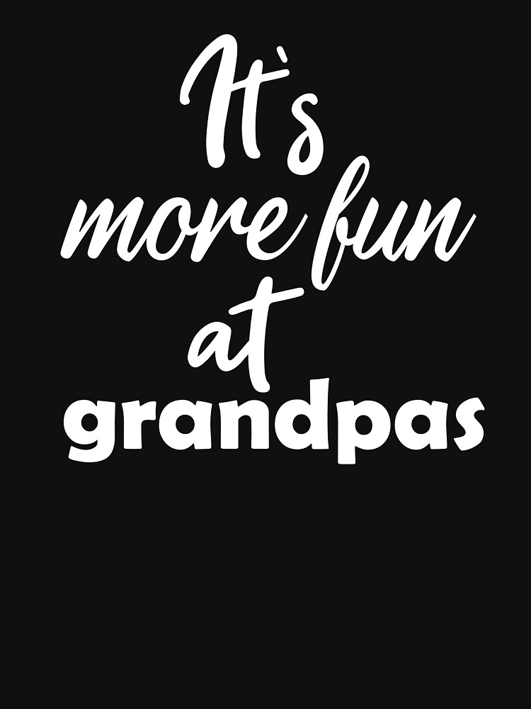 It's More Fun at Grandpas Engraved Father's Day 