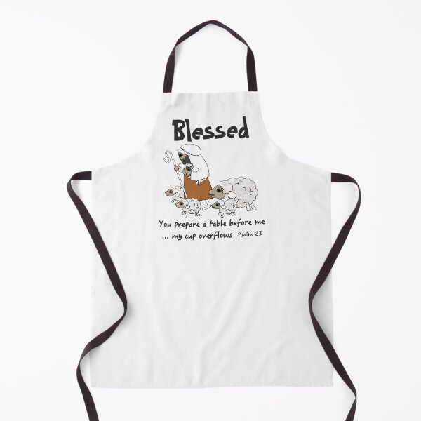 Item preview, Christian Design - Blessed Sheep Enjoying God's Abundance designed and sold by simplydesignart.