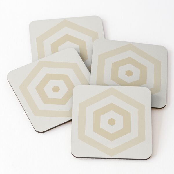 Aperçu de l'œuvre Motif géométrique : Hexagon Hive : Grès créée et vendue par Red Wolf.