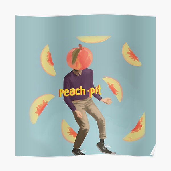 Peach Pit Band Wall Art Redbubble