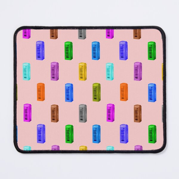 Item preview, phone booth on rose quartz designed and sold by AHELENE.