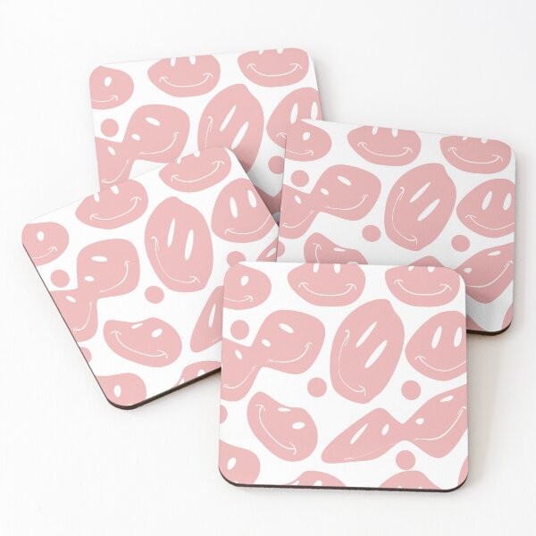 Item preview, pink liquid smiley faces  designed and sold by Northendesigns.