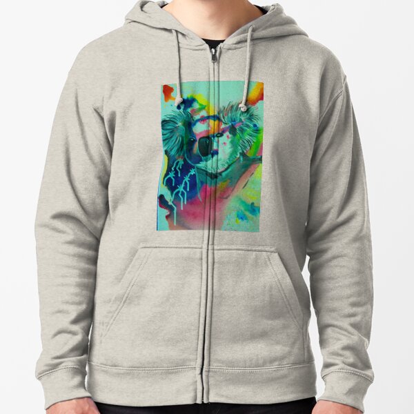 Koala Zipped Hoodie