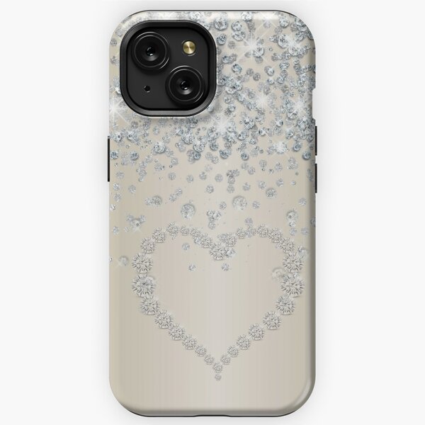 iPhone 14 Pro Neutral Earthy Taupe Cute Simple Chic Boho Hand Drawn Heart  Case