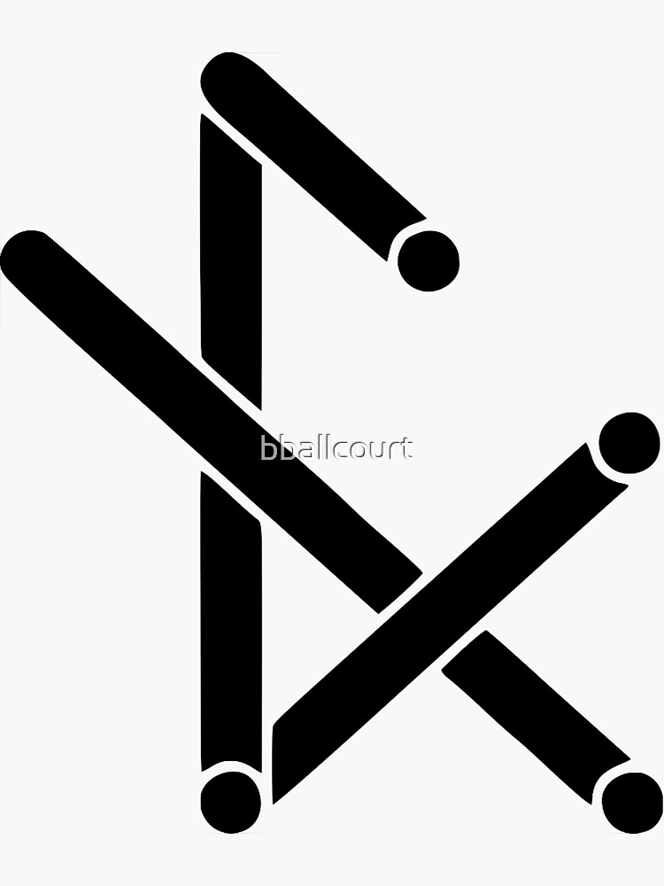 f(x) - Logo Sticker for Sale by bballcourt