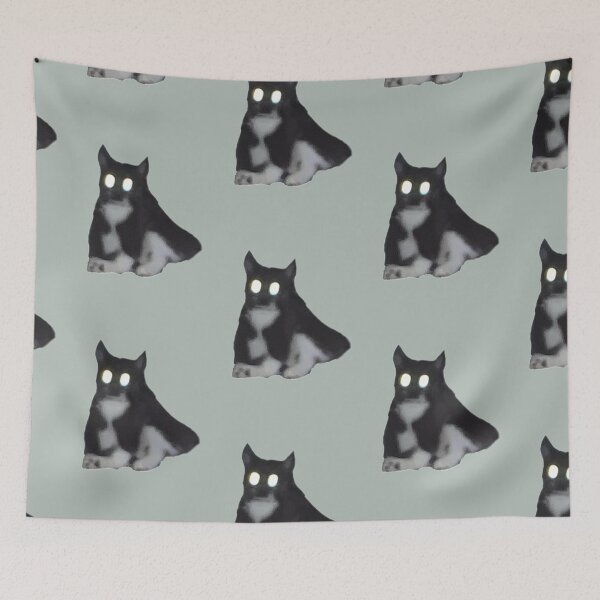 Item preview, cursed cat designed and sold by crazylazygirl.