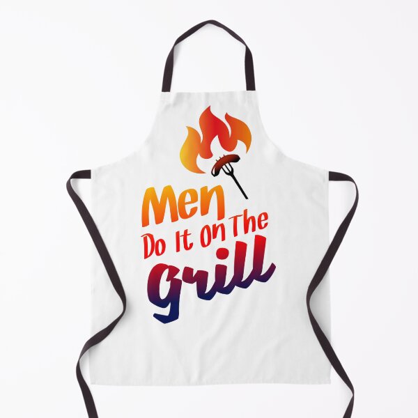 Item preview, Man Do it on the Grill BBQ Design Grillmaster designed and sold by Hanna Kovalchuk.