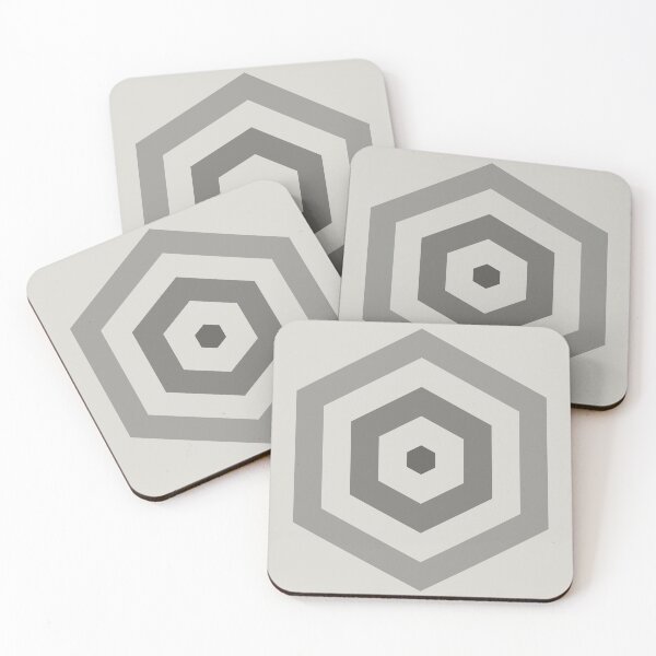 Item preview, Geometric Pattern: Hexagon Hive: Slate designed and sold by Red Wolf.