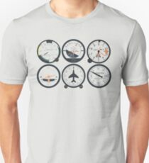 Basic Six Flight Instruments Unisex T-Shirt