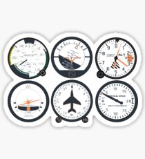 Basic Six Flight Instruments Sticker