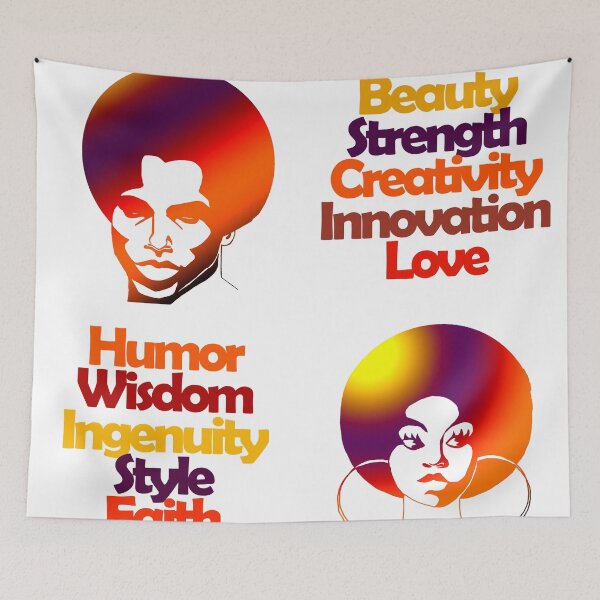 Item preview, Melanin Man and Woman Sticker Pack designed and sold by FindingFreebird.