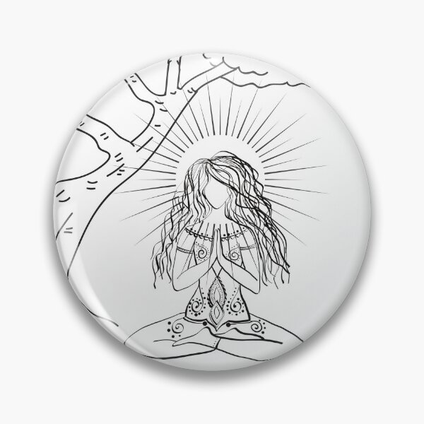 Item preview, Yoga and meditation practice design designed and sold by LapuniStore.