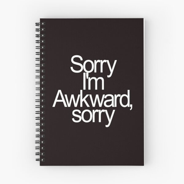 Item preview,  sorry i'm awkward, sorry designed and sold by justplainwords.