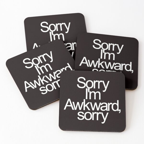 Item preview,  sorry i'm awkward, sorry designed and sold by justplainwords.