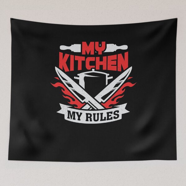 Item preview, My Kitchen My Rules designed and sold by Marcid95.