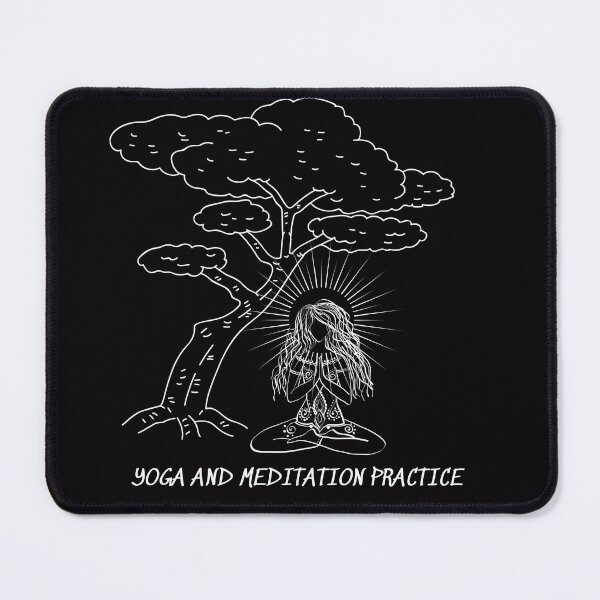 Item preview, Yoga and meditation practice design designed and sold by LapuniStore.