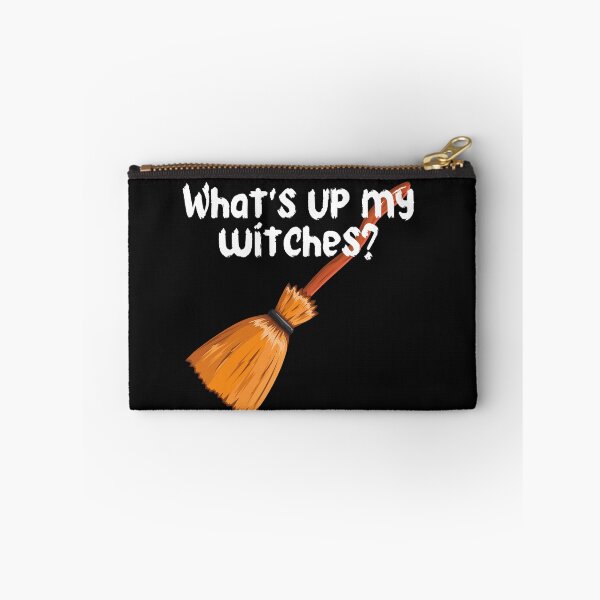 Item preview, Whats up my witches Funny Halloween Broomstick Design designed and sold by Click-Like.