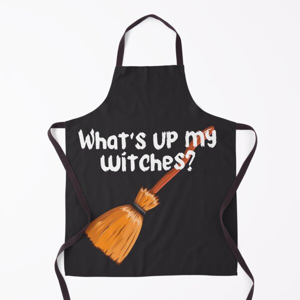 Item preview, Whats up my witches Funny Halloween Broomstick Design designed and sold by Click-Like.