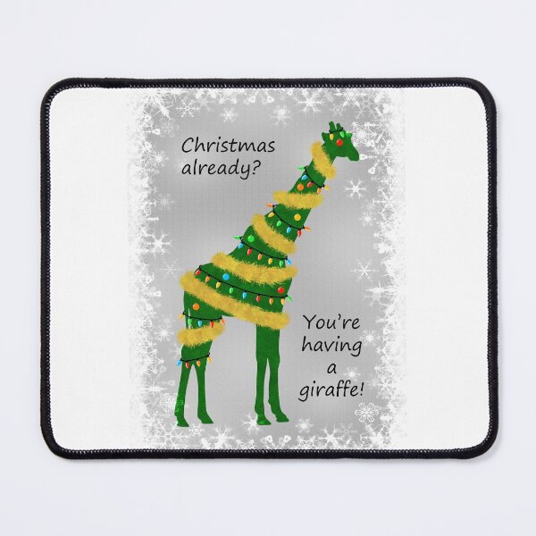 Item preview, Christmas giraffe designed and sold by GeoCreate.