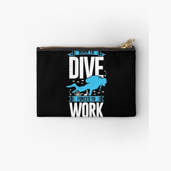 Item preview, Born To Dive Forced To Work Scuba Diver Gift designed and sold by Marcid95.