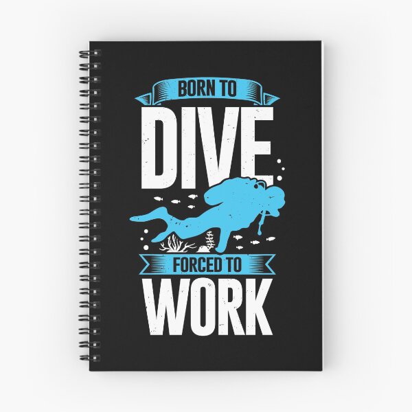 Item preview, Born To Dive Forced To Work Scuba Diver Gift designed and sold by Marcid95.