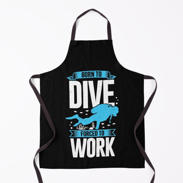Item preview, Born To Dive Forced To Work Scuba Diver Gift designed and sold by Marcid95.