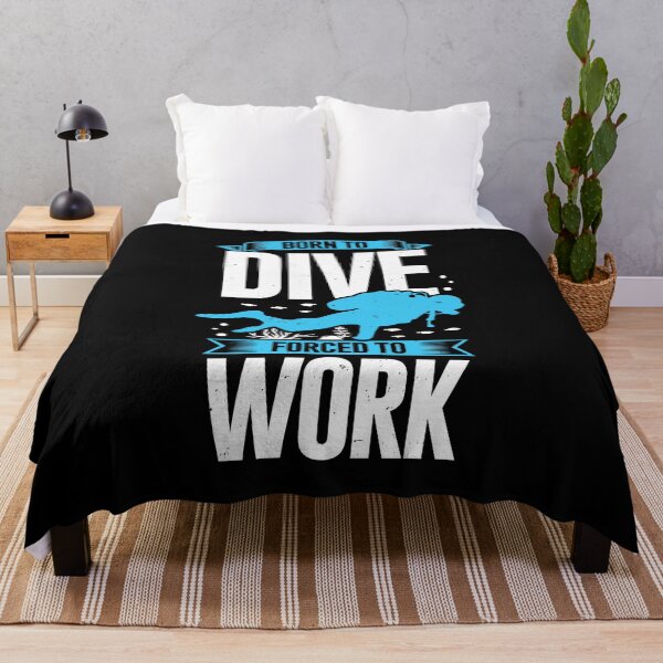 Item preview, Born To Dive Forced To Work Scuba Diver Gift designed and sold by Marcid95.