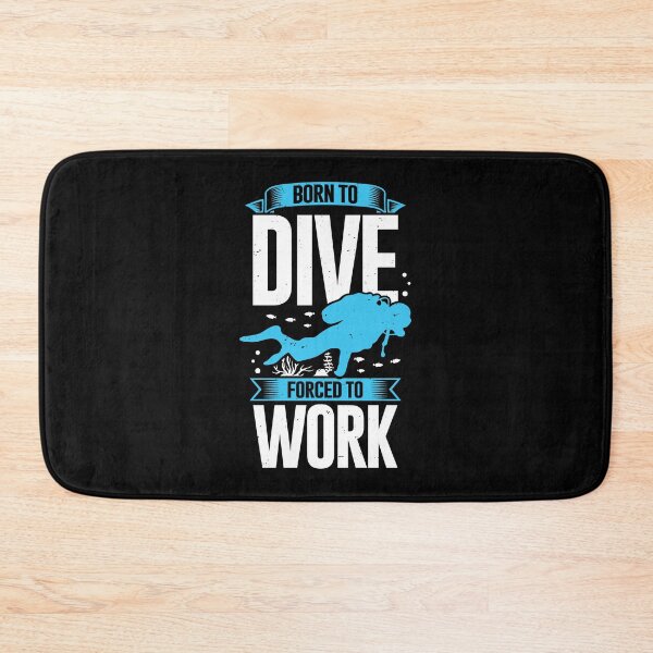 Item preview, Born To Dive Forced To Work Scuba Diver Gift designed and sold by Marcid95.