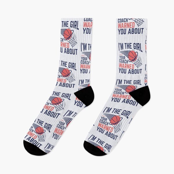 Item preview, I'm the Girl Your Coach Warned You About Basketball Women Girls designed and sold by jaygo.