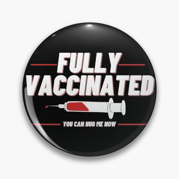 Aperçu de l'œuvre Entièrement vacciné, vous pouvez m'embrasser maintenant créée et vendue par UniqueFits.