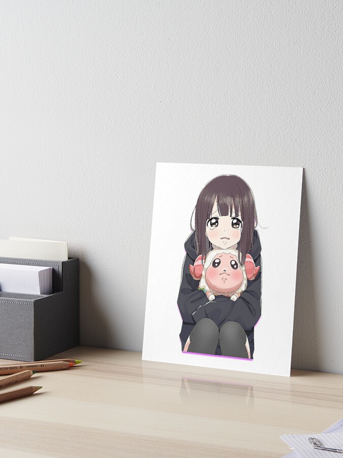 Cute girl menhera kurumi | Art Board Print