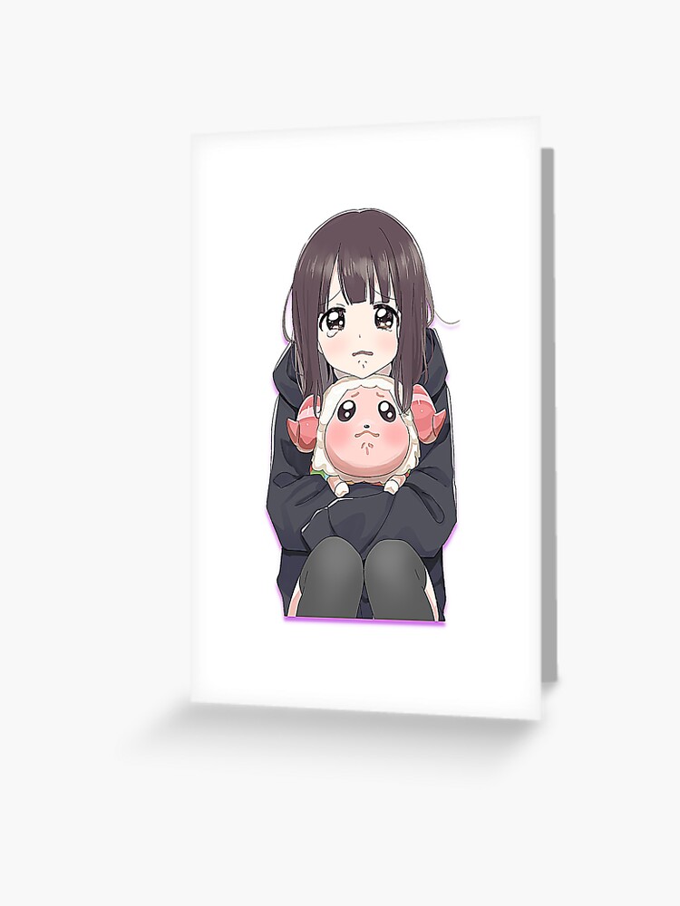 Anime Menhera chan sad why Postcard for Sale by uisch