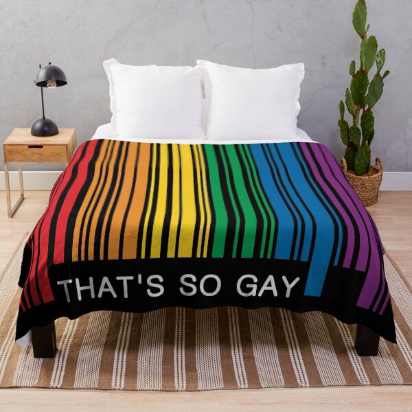 Item preview, That's So Gay Pride Barcode Graphic designed and sold by iscaStudioArt.