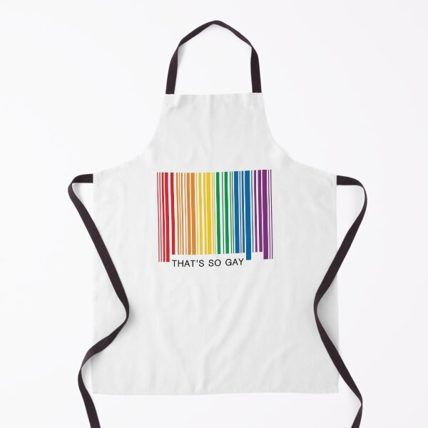 Item preview, That's So Gay Pride Barcode Graphic designed and sold by iscaStudioArt.