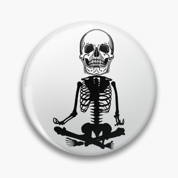 Item preview, Scary Meditating Skeleton designed and sold by Dobsy.