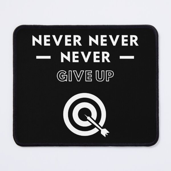Item preview, Darts: Never never never give up designed and sold by TheGreenGoat.