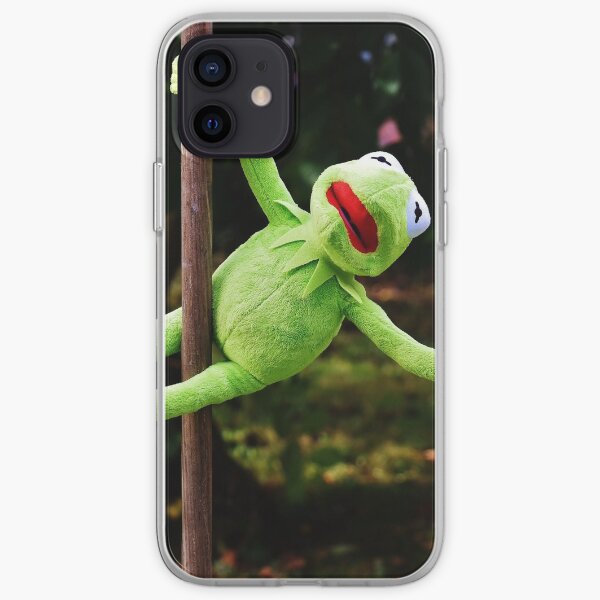 Kermit Der Frosch Auf Einer Stange Iphone Hulle Cover Von Cksplash Redbubble