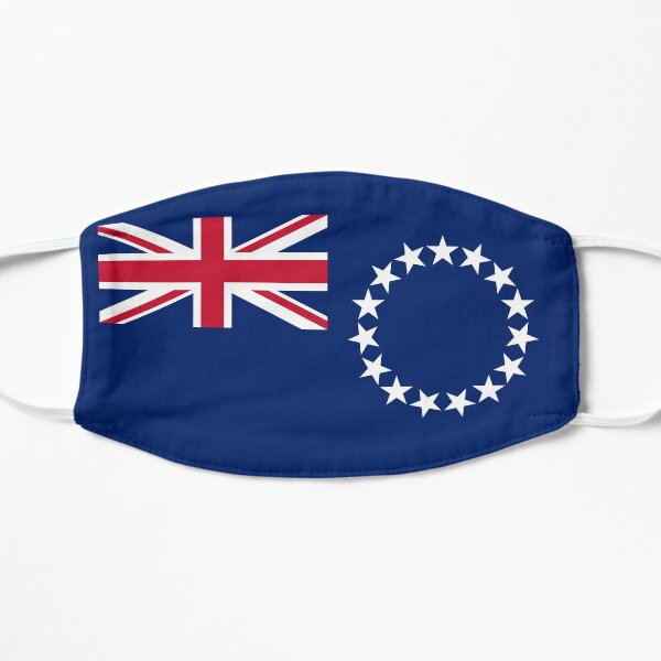Flag of Cook Islands Flat Mask