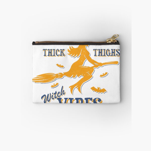Item preview, Thick Thighs Witch Vibes, Sexy Halloween Witch designed and sold by Space Fox.