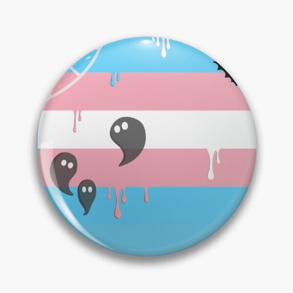Item preview, Halloween trans flag designed and sold by Ren Andrews.