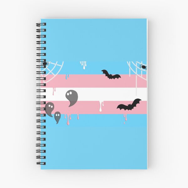 Item preview, Halloween trans flag designed and sold by Ren Andrews.