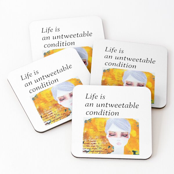 Item preview, "Life is an untweetable condition" CoolCleverCute design designed and sold by CoolCleverCute.