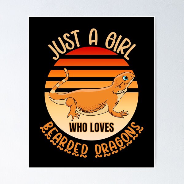 Item preview, Just a girl who loves bearded dragons designed and sold by HROC.