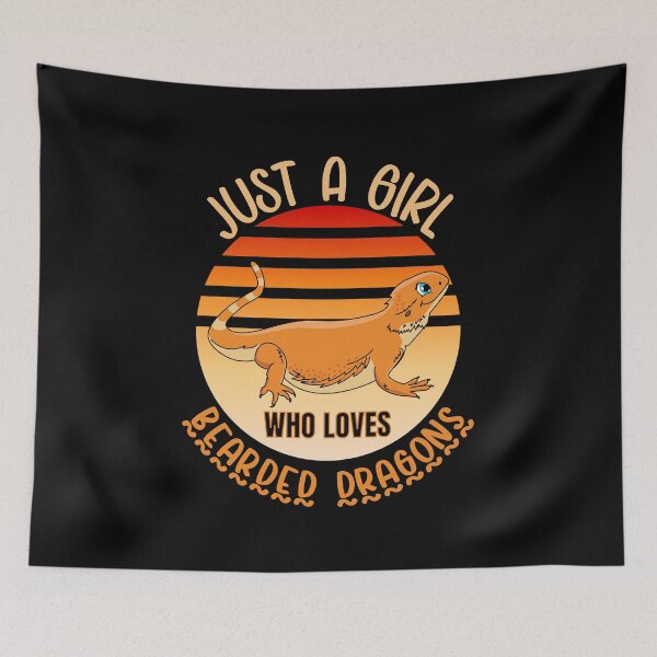 Item preview, Just a girl who loves bearded dragons designed and sold by HROC.