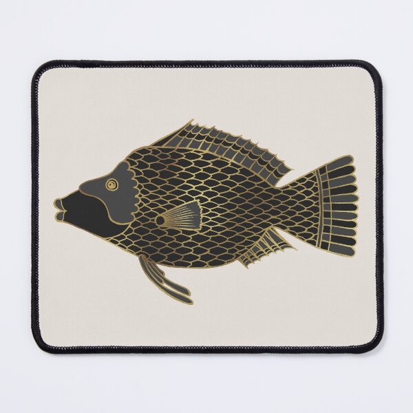 Item preview, Fantastical Fish 2 - Black and Gold designed and sold by Olooriel.
